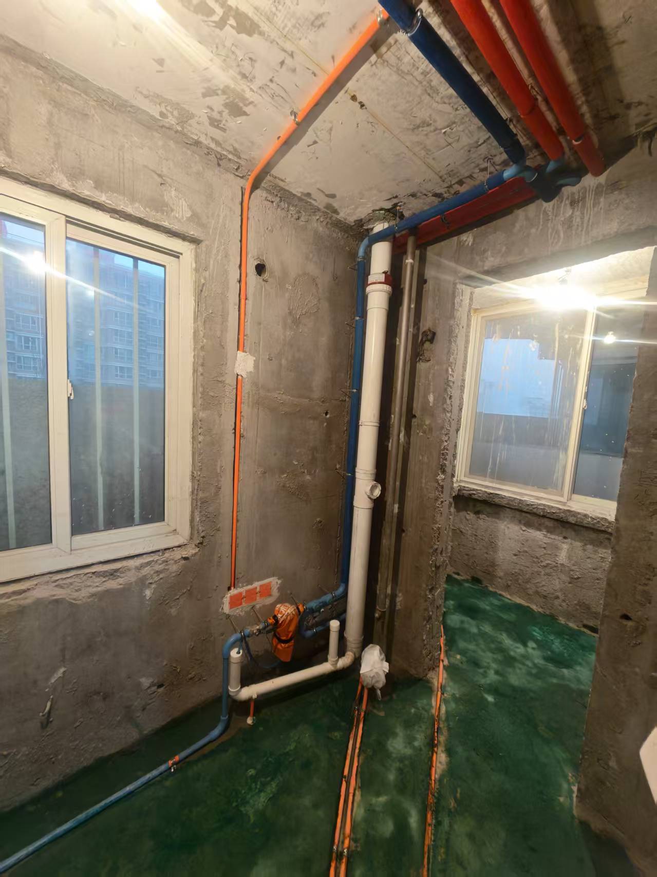 复兴路四十号院水电施工实拍