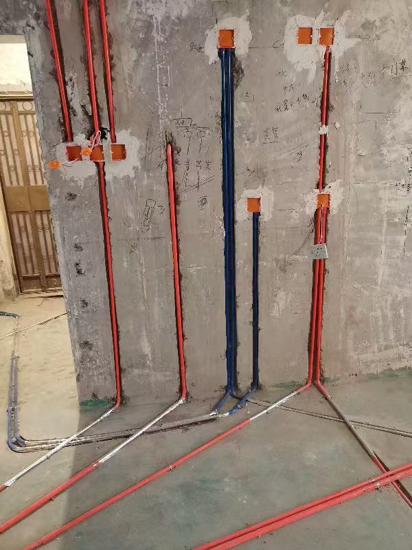 紫南家园水电施工实拍