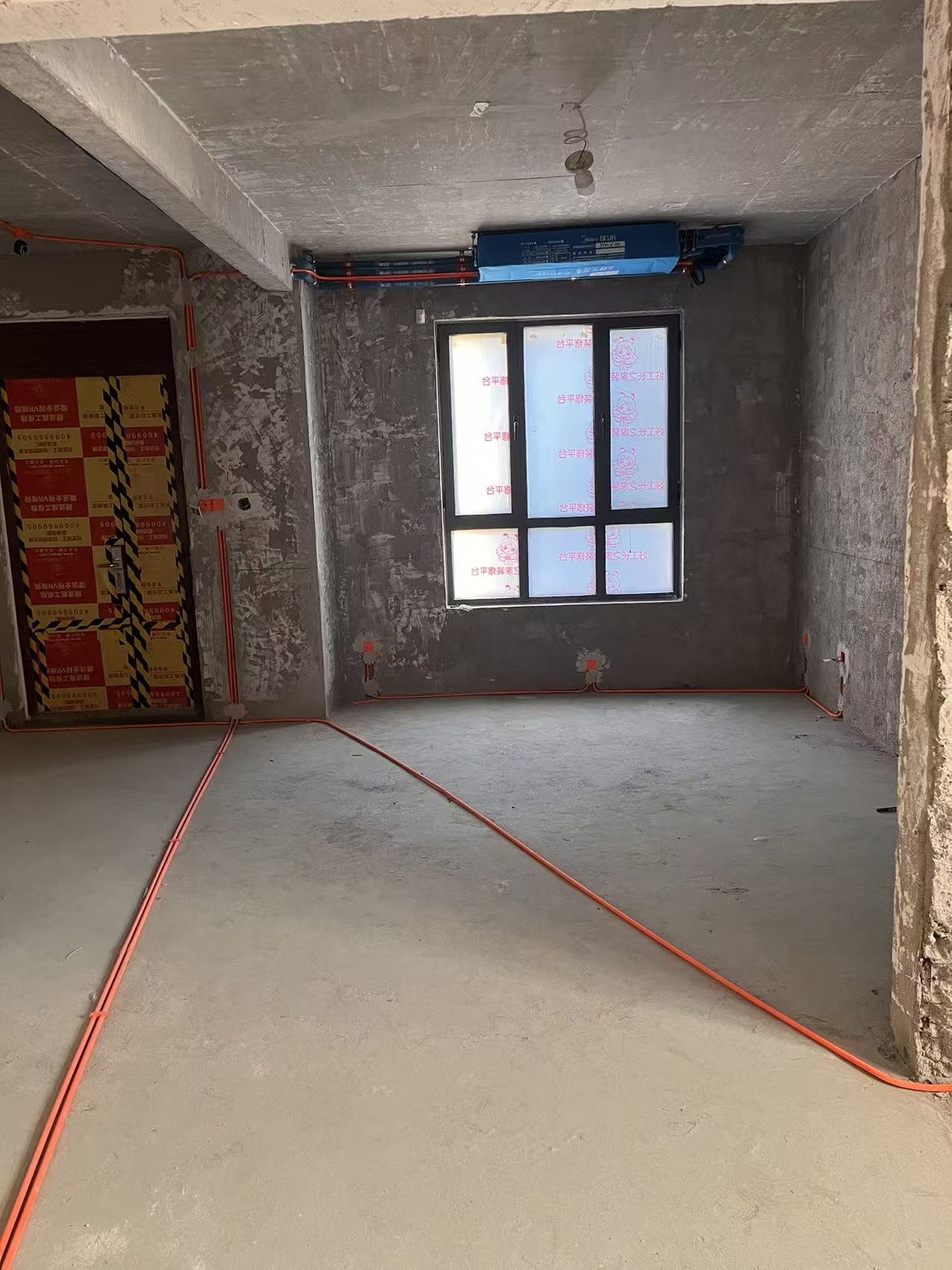 建投新光之城水电施工实拍