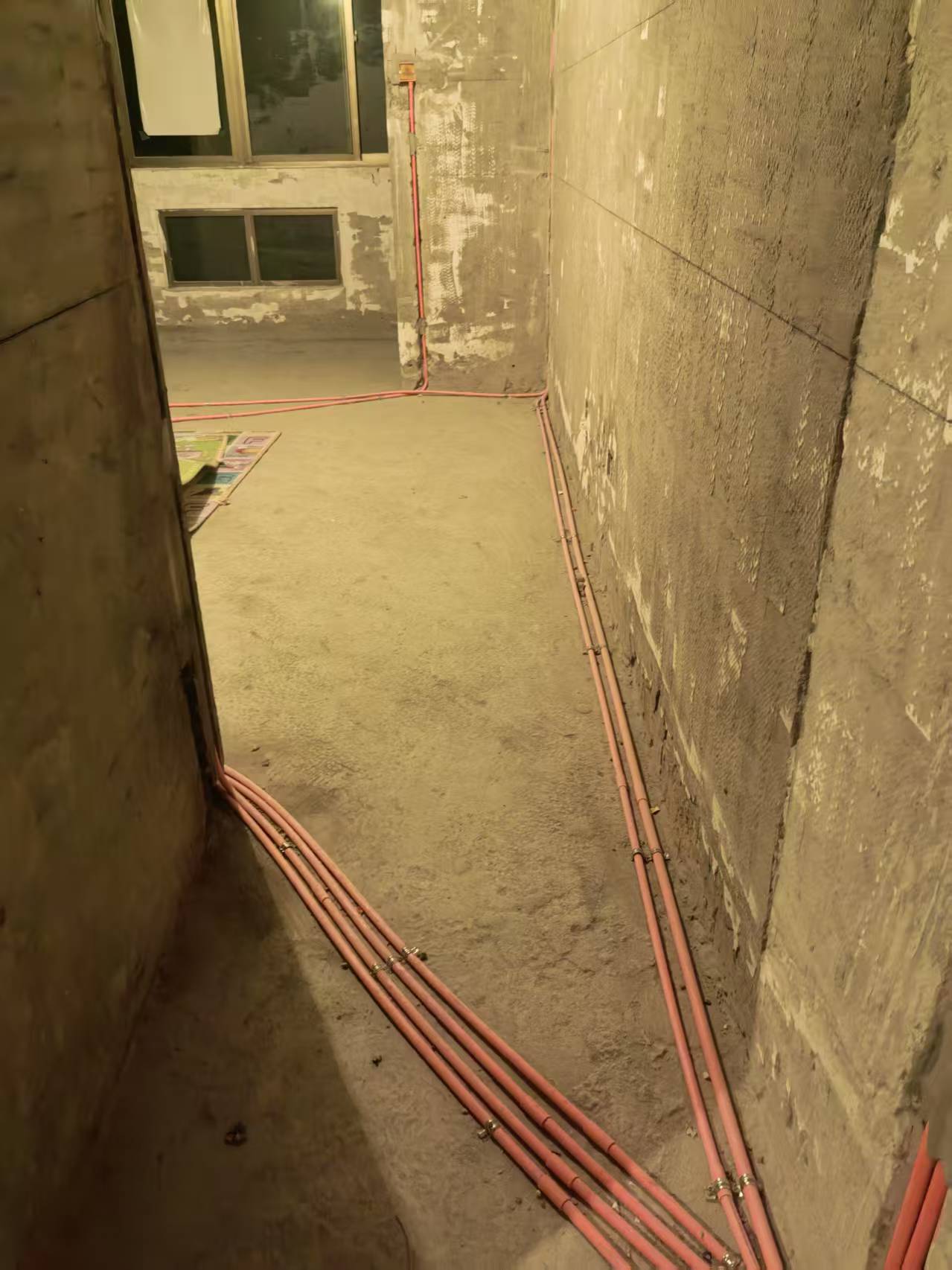 日光清城6号楼水电施工实拍