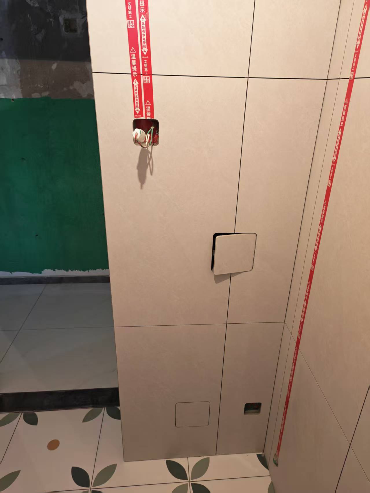 望京西园三区瓦工施工实拍