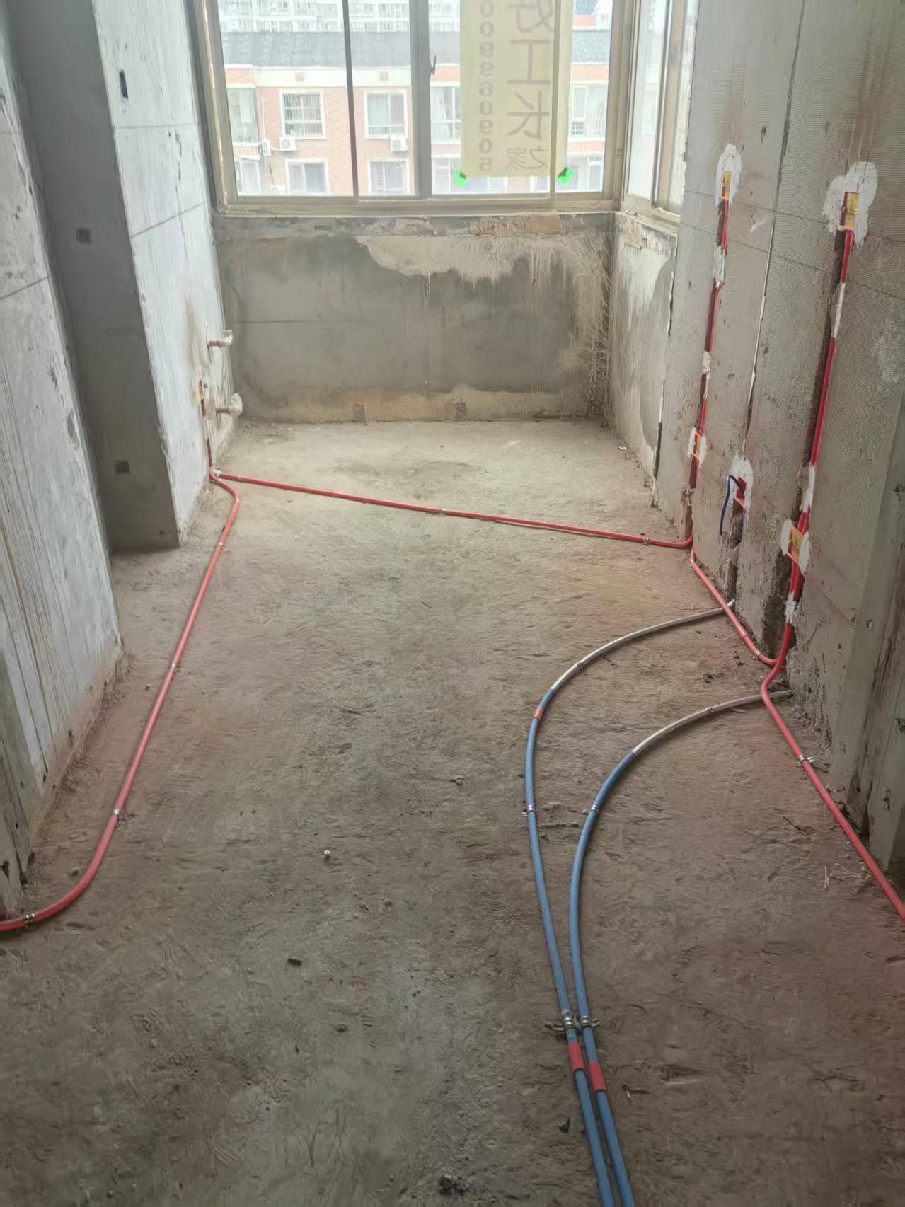 西上园三区10号楼水电施工实拍